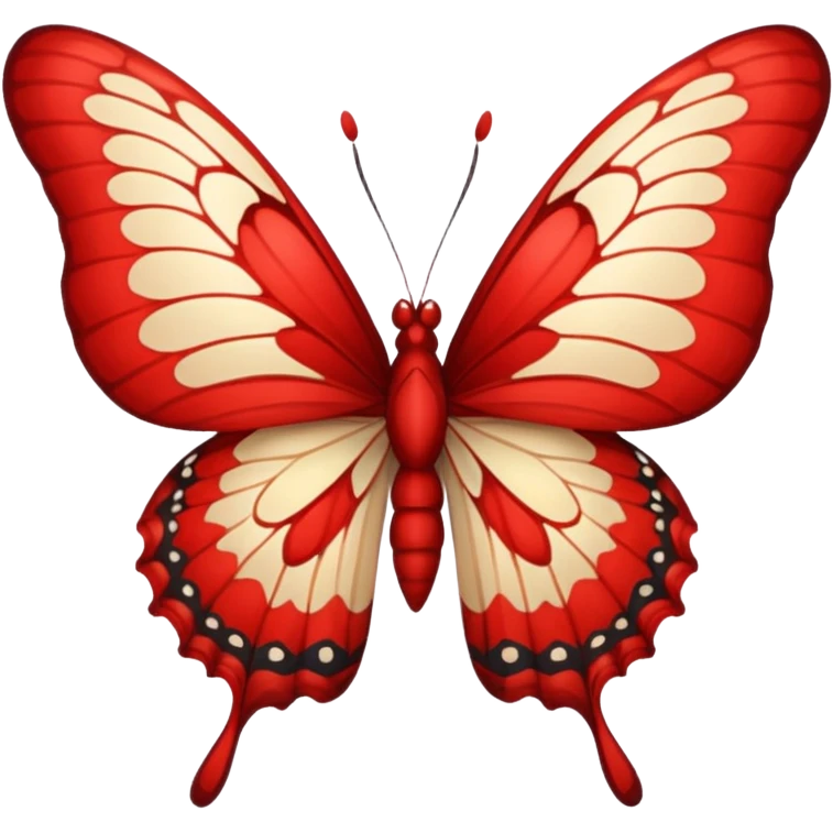 Red butterfly emoji