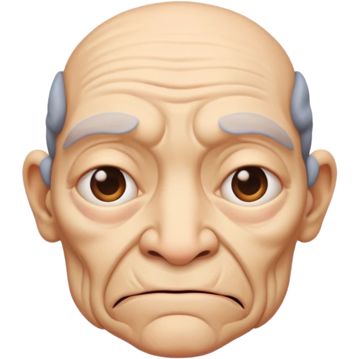 Ugly face emoji