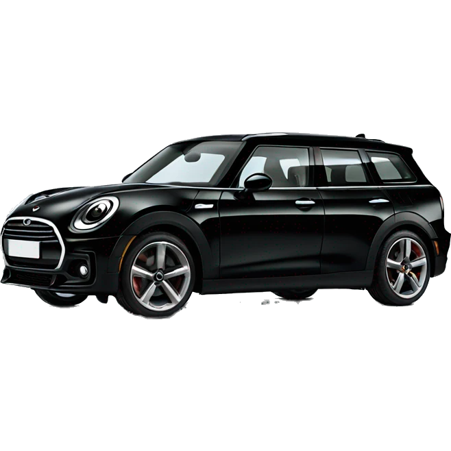 Face of black mini clubman emoji
