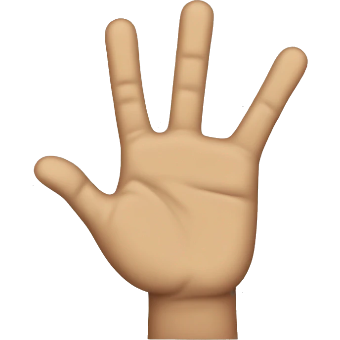 Dismissive hand emoji