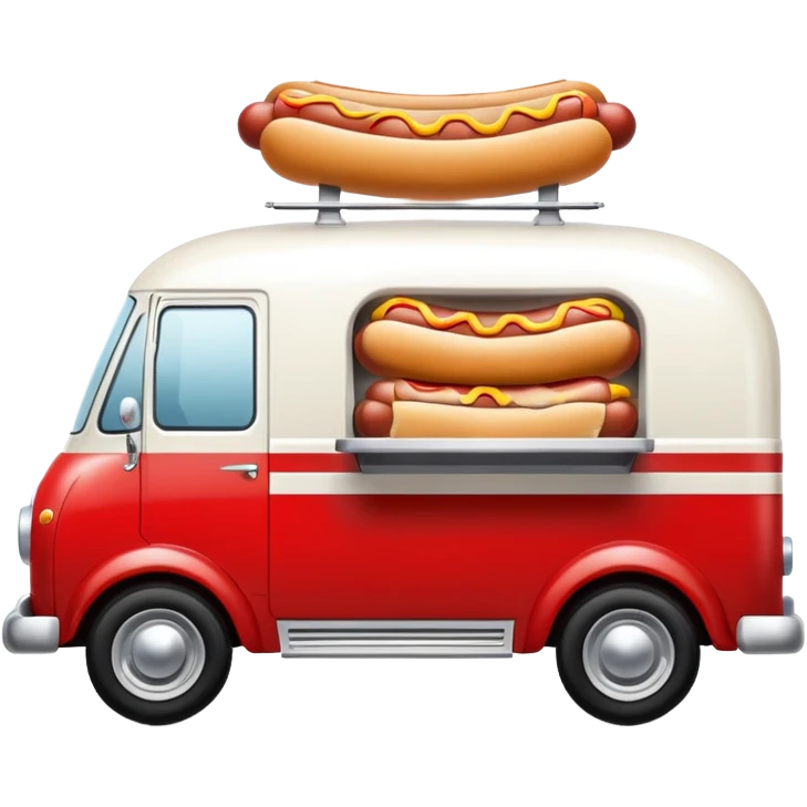 Hot dog van🚐 emoji