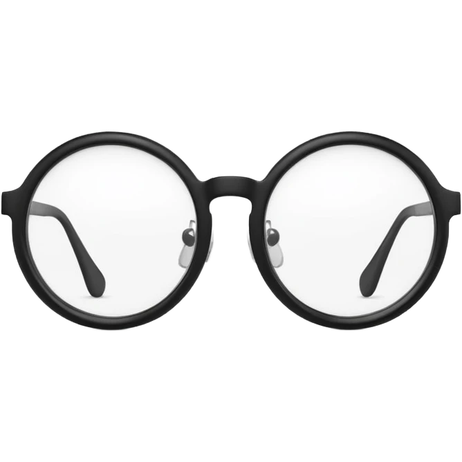 Create a high-quality 3D render that transforms the emojis 👓 into 3D objects. Pixar-style, 

 emoji