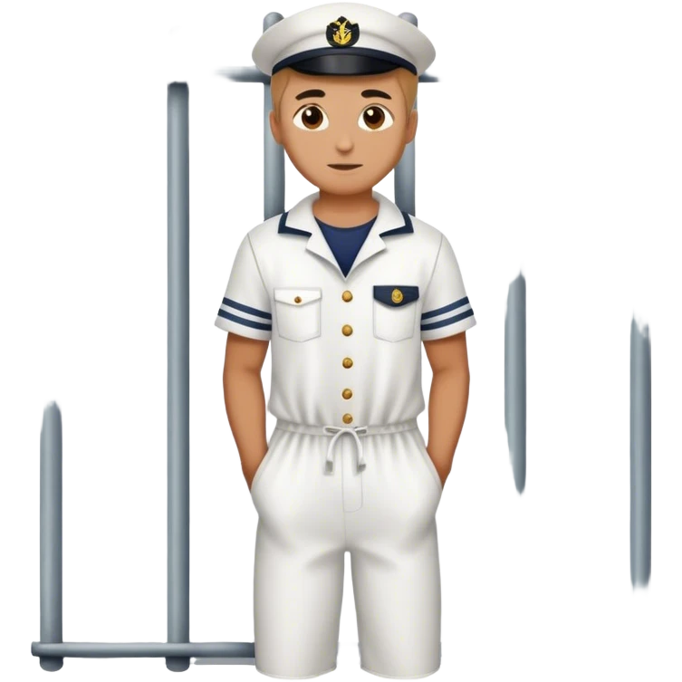 Sailor in a prison jumpsuit emoji