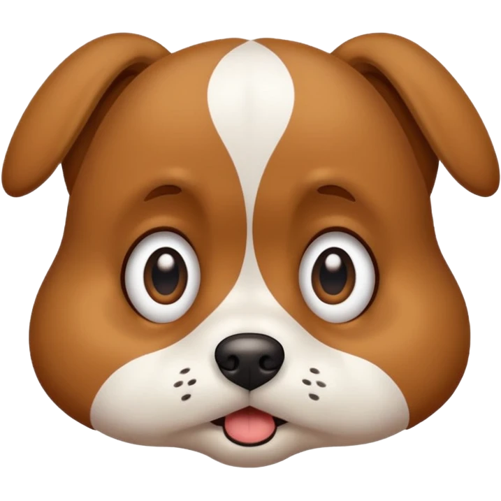 Scared dog emoji