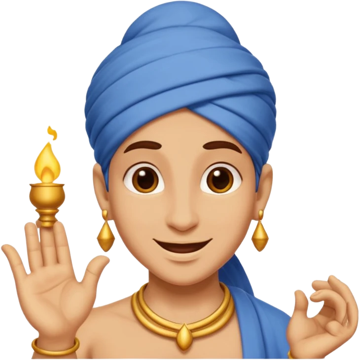 Genie saying it is done emoji