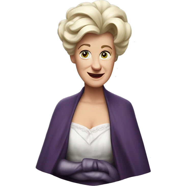 Ursula von der Leyenl photorealistic shrugs emoji
