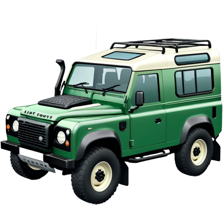 Land Rover Defender - Land Rover (Model Year: 2022) (Iconic colour: Green) emoji
