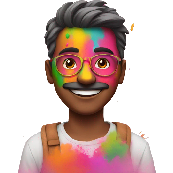 Happy holi emoji