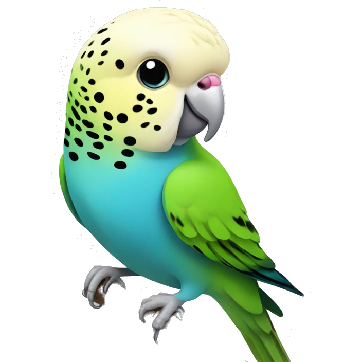 budgie eating  emoji