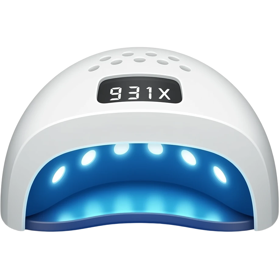 Nail lamp uv realistic emoji