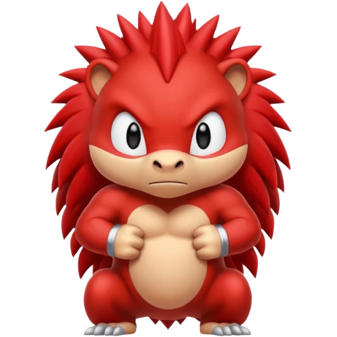 Sonic the hedgehog: Knuckles the echidna emoji