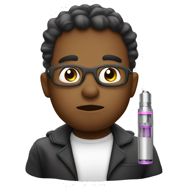 Cute vape emoji