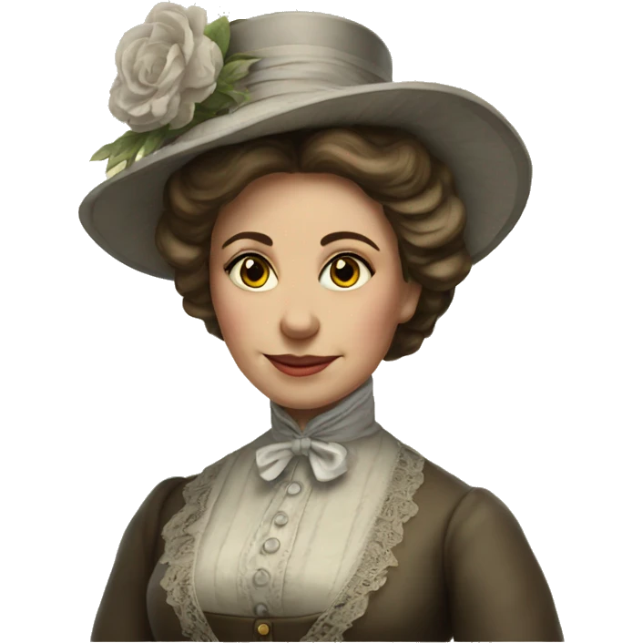 Victorian woman emoji