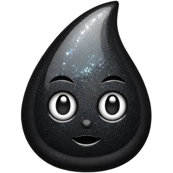 black sparkle emoji