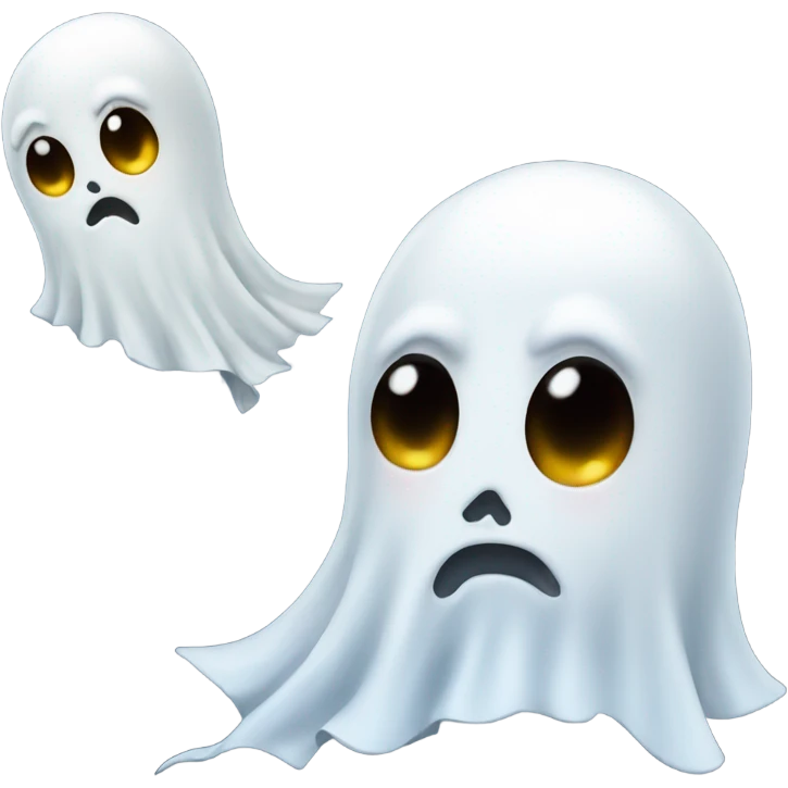 Ghost with bow emoji