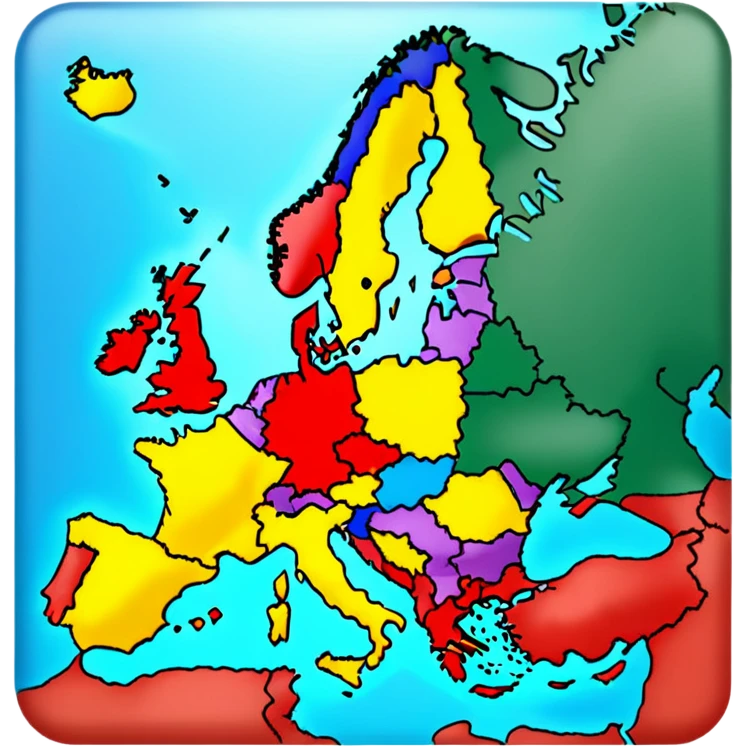 Map of Europe  emoji