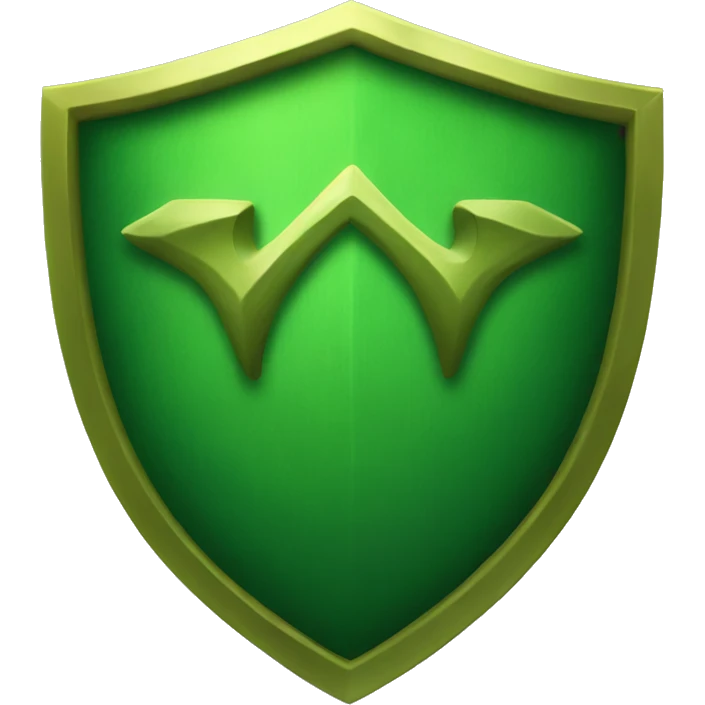 Green shield emoji