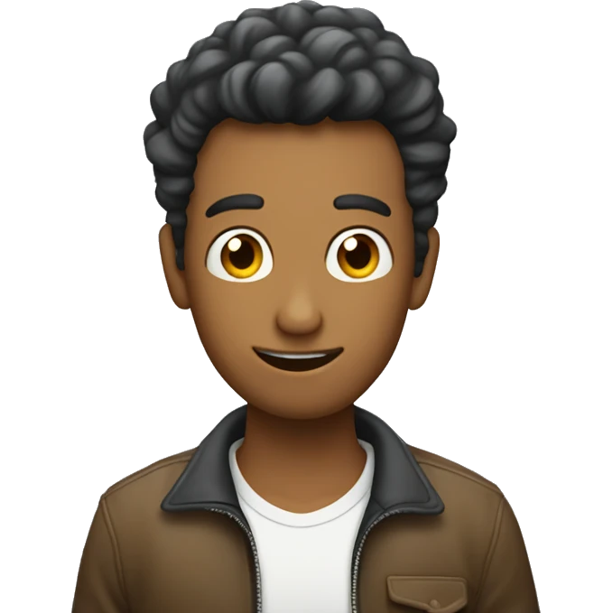hermoso chico hablando por celular emoji