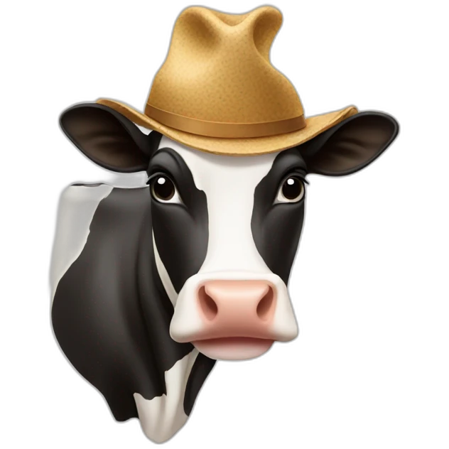 cow in hat emoji