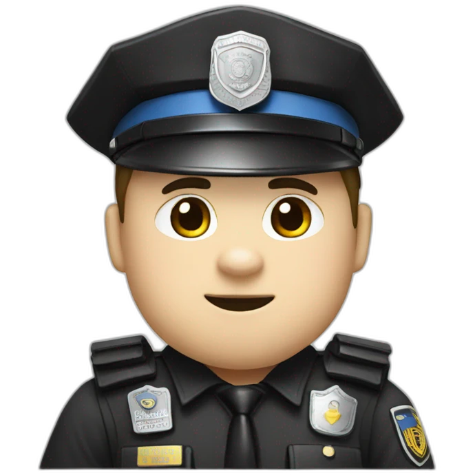 panda police officer emoji