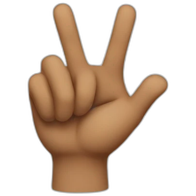 respect gang sign emoji