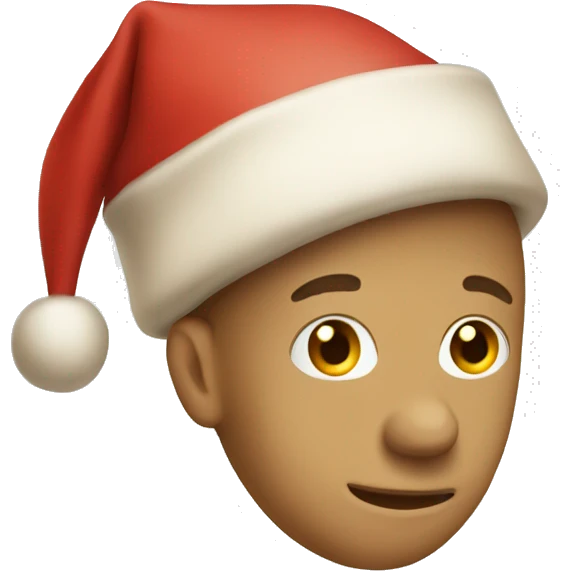 Beige santa hat emoji