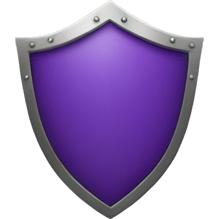 Purple shield emoji