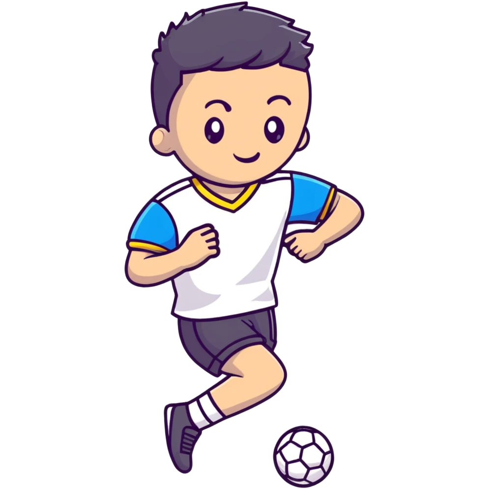 Ukrainian young man in a white embroidered shirt playing sports emoji