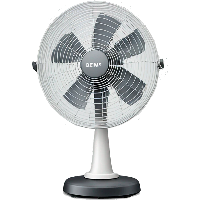 Cute white classic Stand fan emoji