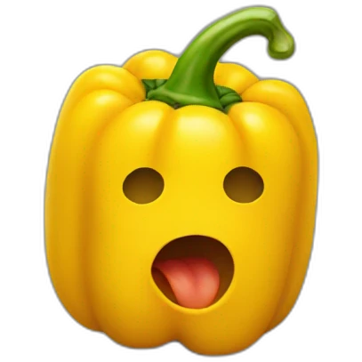 yellow pepper emoji