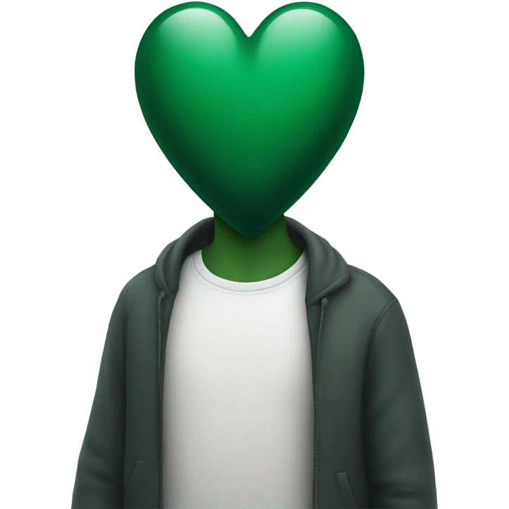 dark green heart emoji