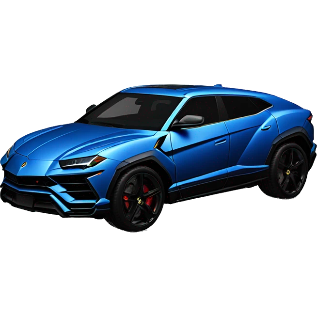 blue Lamborghini urus emoji