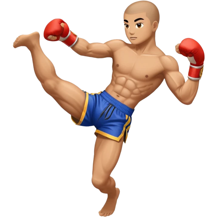 Mauy Thai knee and elbow emoji  emoji