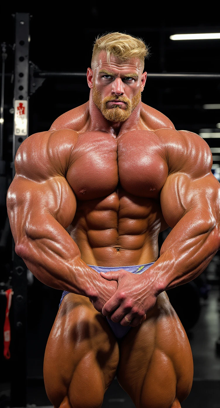 bodybuilder che dorme bene e questo gli porta tanto benessere e salute emoji