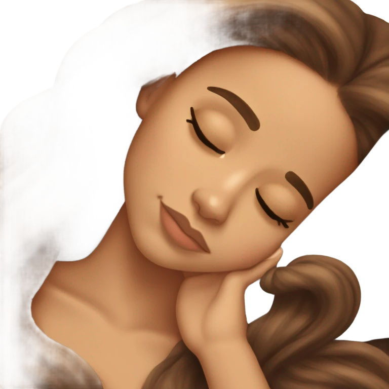 Ariana Grande sleeping emoji