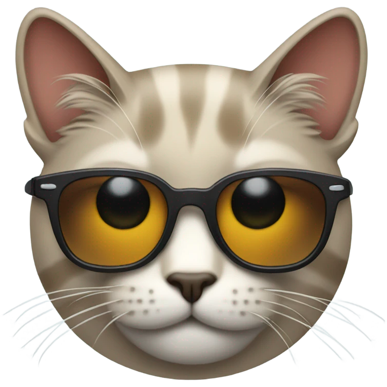 A cat with sunglasses emoji
