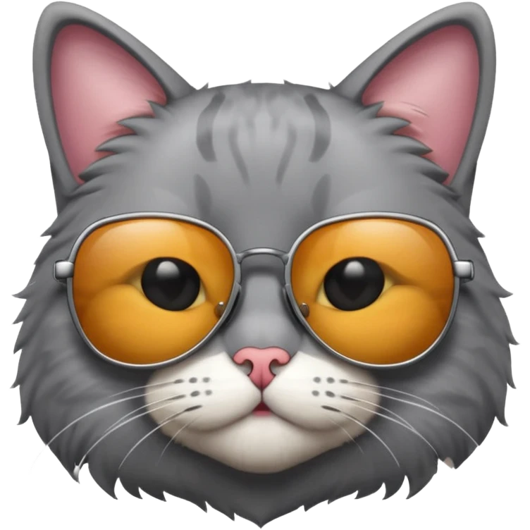 Cat wearing sunglasses emoji