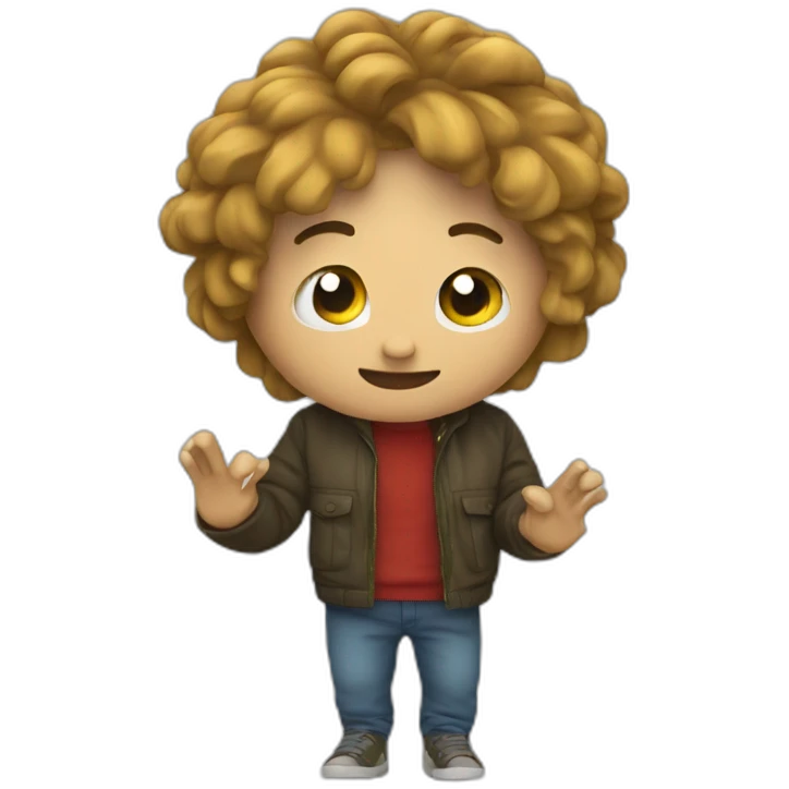 une personne qui dab emoji