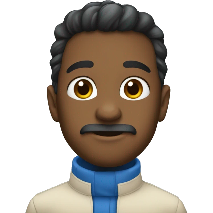 Beijo azul emoji