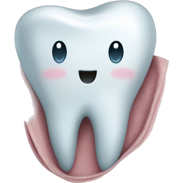 Tooth covered by blanket  emoji