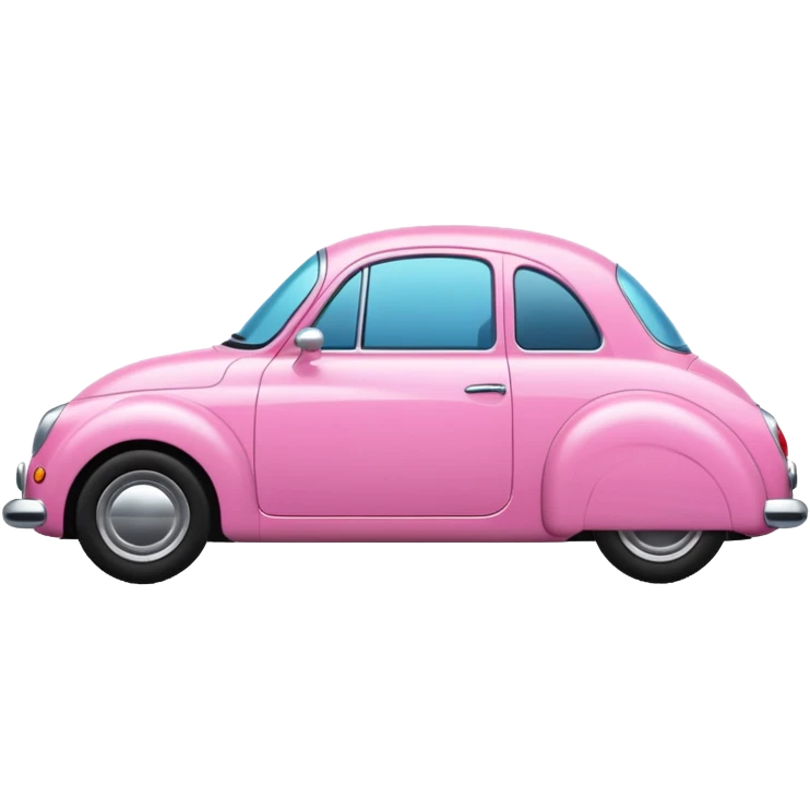pink  car  emoji