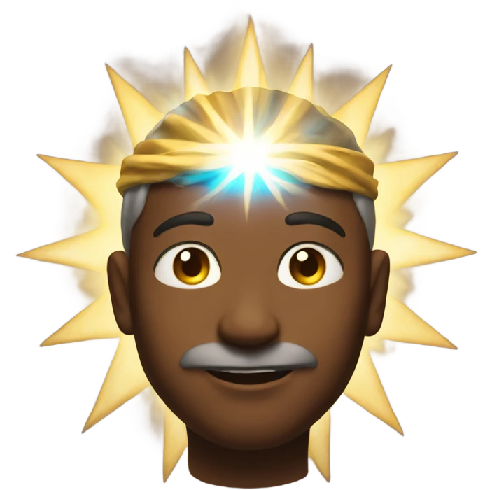 shine with holy emoji