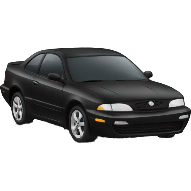 Black car side-view emoji