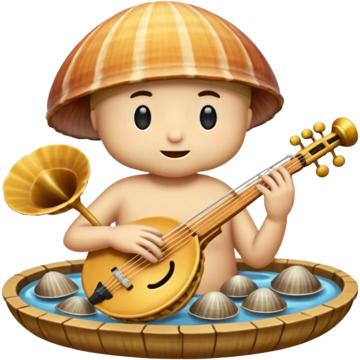 clams using instrument s emoji