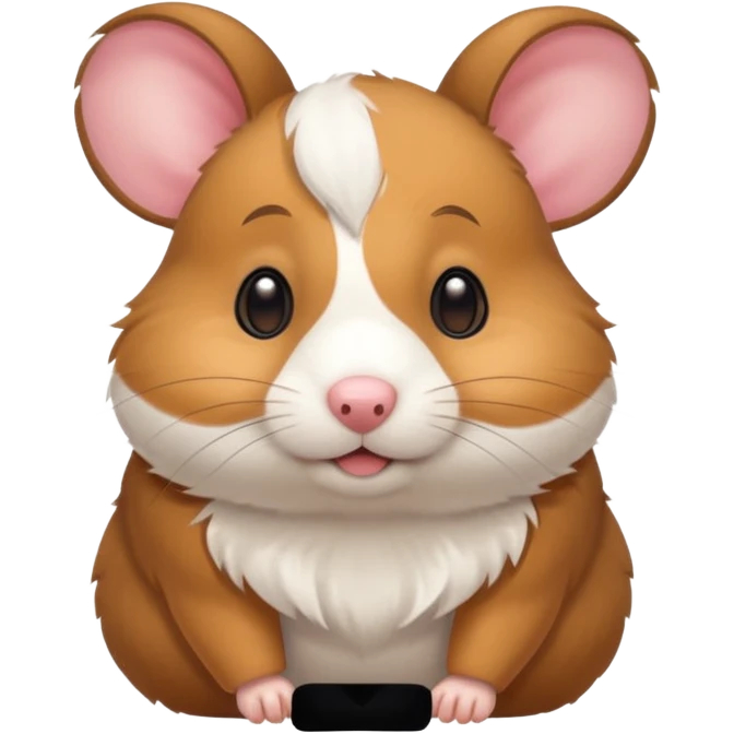 hamster with floppy dog ears 🐶🐹 emoji
