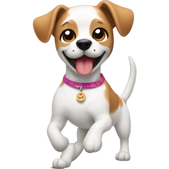 Un perro bailarín emoji