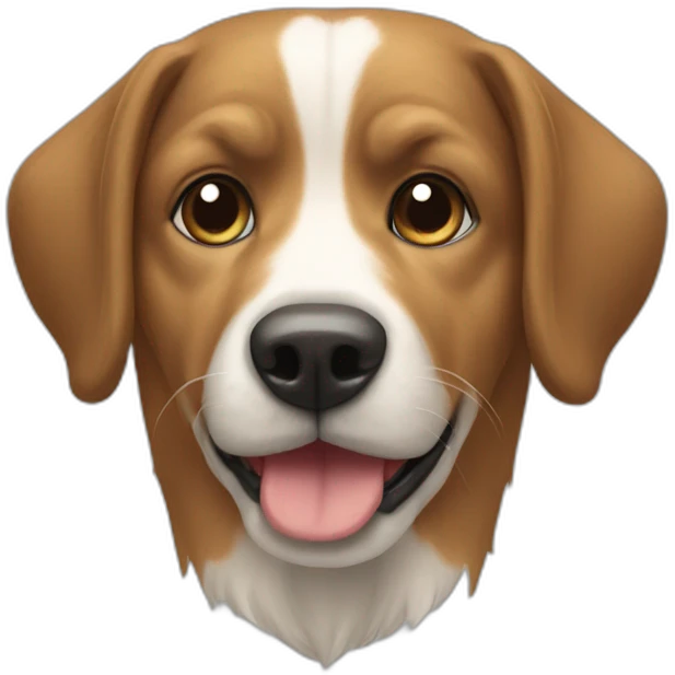 Chien sur chat emoji