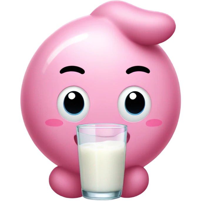 Kirby p e milk  emoji