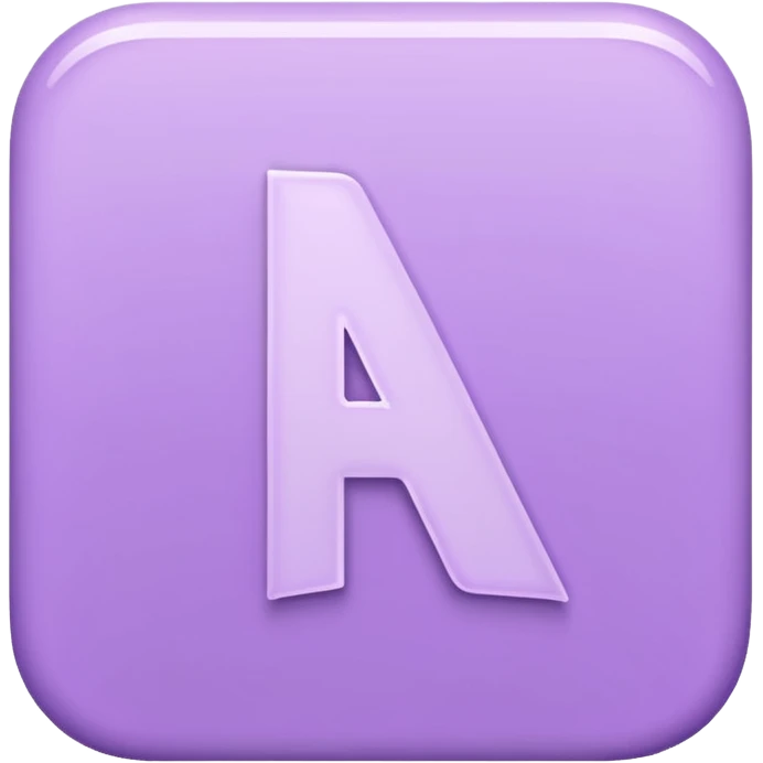 Netflix pretty aesthetic "N" logo in pastel purple emoji