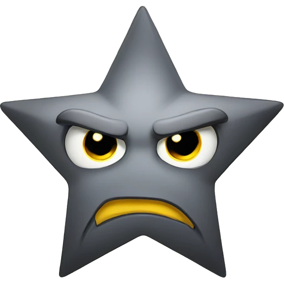 yellow star angry emoji